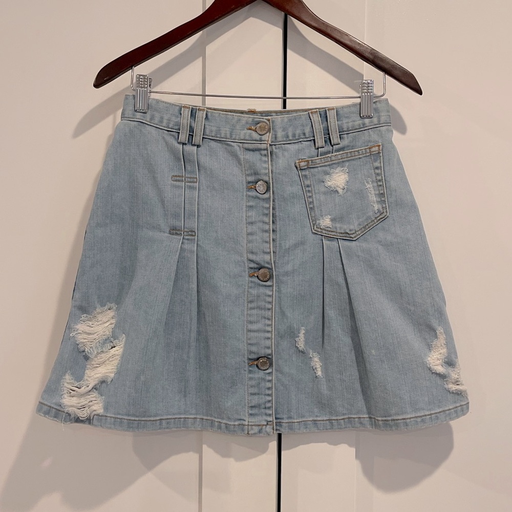 Public School Denim Skirt